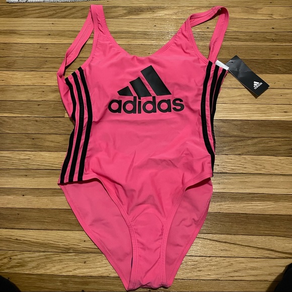 pink adidas swimsuit